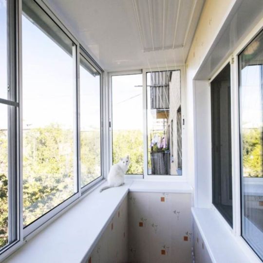 Окна пластиковые отделка балкона